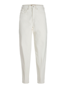 JJXX JXLISBON MOM HW MR4012 JEANS DNM LN -White Denim - 12204490