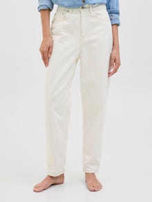 JJXX JXLISBON MOM HW MR4012 JEANS DNM LN -White Denim - 12204490