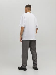 Jack & Jones Einfarbig Rundhals T-shirt -White - 12204679