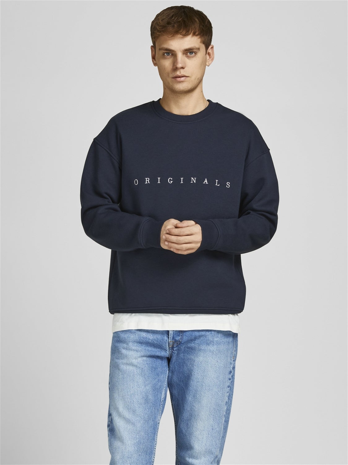 jack and jones blue sweatshirt