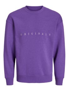 Jack & Jones Einfarbig Sweatshirt mit Rundhals -Deep Lavender - 12204796
