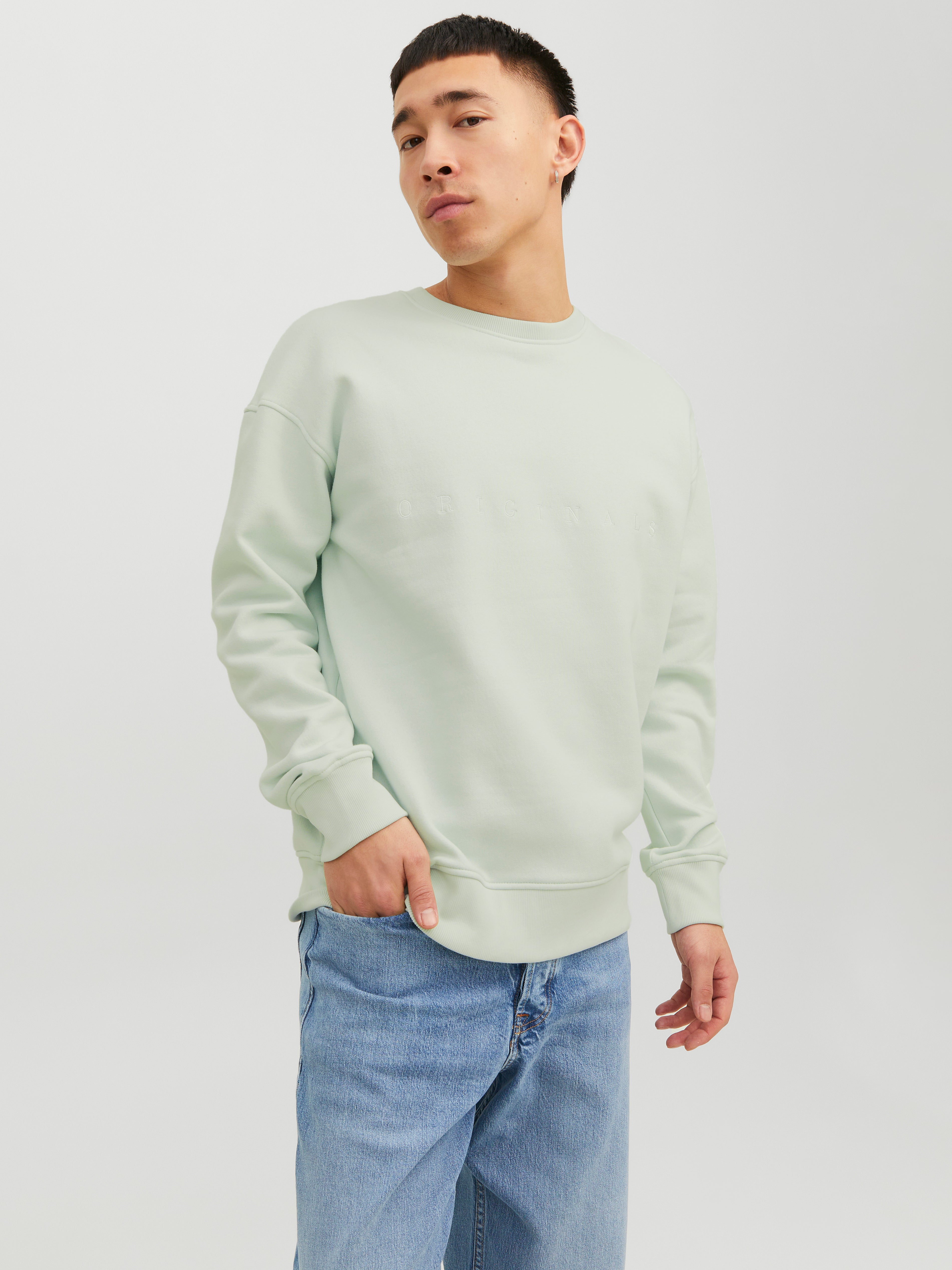 Logo O-neck sweat with 40% discount! | Jack u0026 Jones®