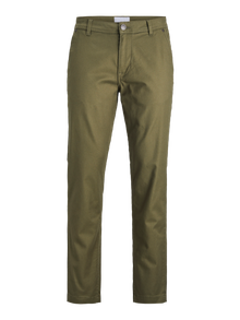 Jack & Jones Regular Fit Klasické kalhoty -Olive Night - 12204853