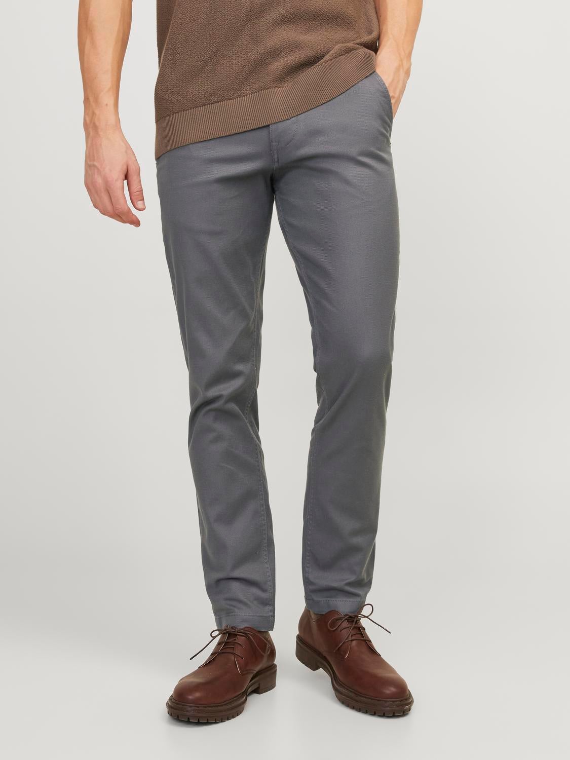 Pantalon classique Regular Fit Gris fonce Jack Jones