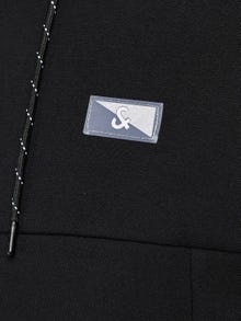 Jack & Jones Sweat à capuche zippé Logo -Black - 12204926