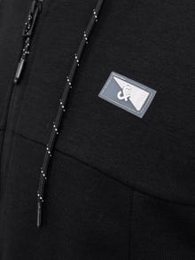Jack & Jones Logo Vetoketjullinen huppari -Black - 12204926