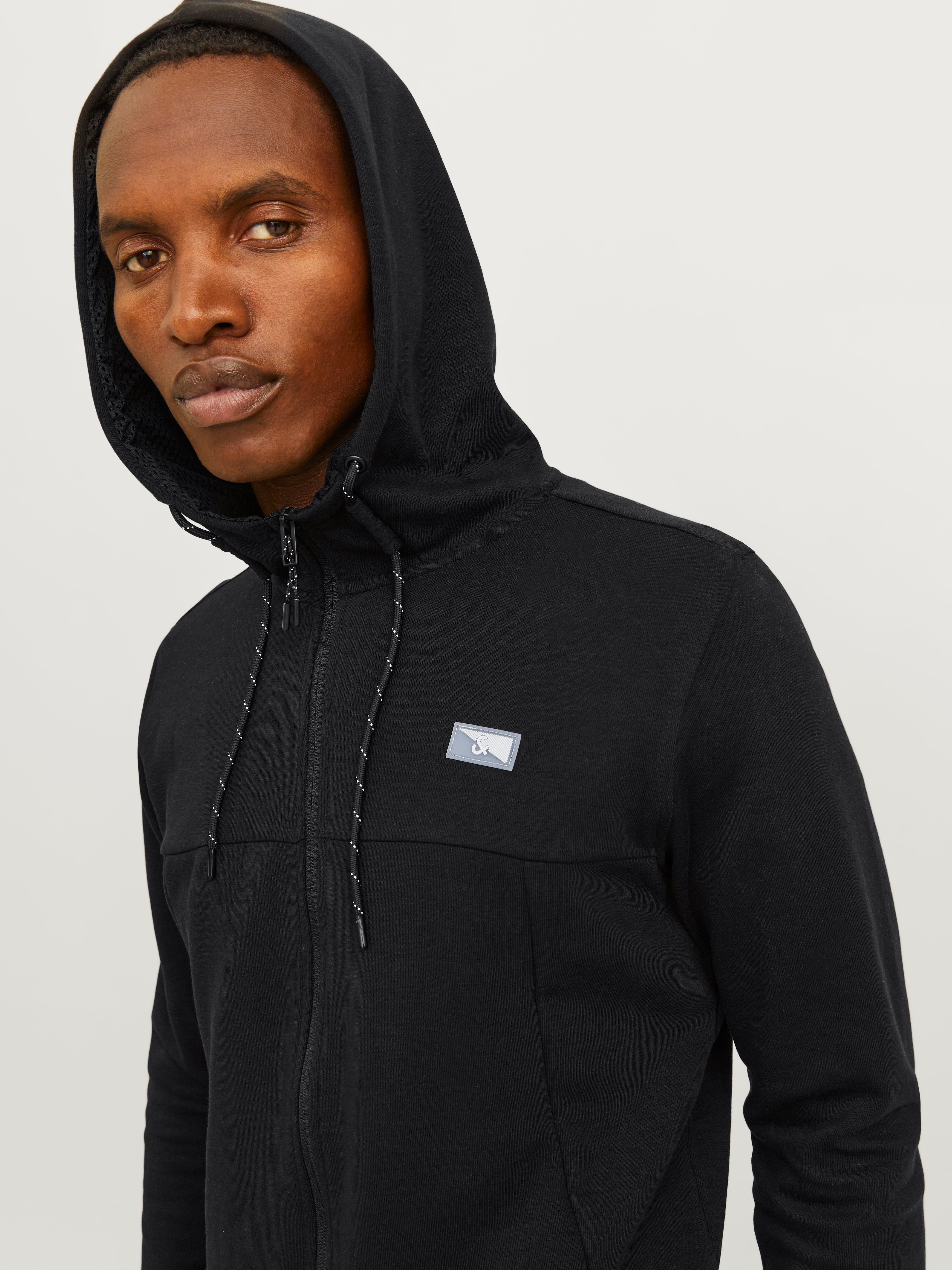 Felpa con zip integrale e cappuccio PUMA Fit a doppia maglia da uomo Felpa con zip integrale e cappuccio PUMA Fit a doppia maglia da uomo