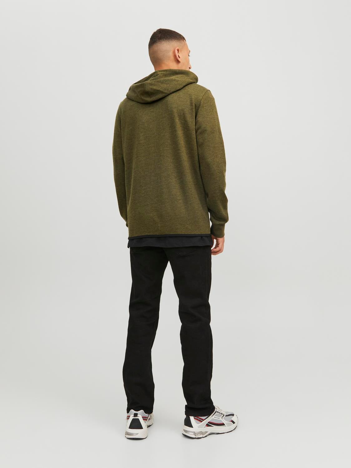 Dark olive hot sale green hoodie