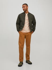Jack & Jones Παντελόνι Loose Fit Chinos -Rubber - 12205346