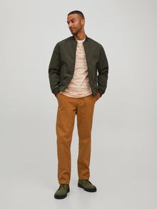 Jack & Jones Loose Fit Chinos -Rubber - 12205346