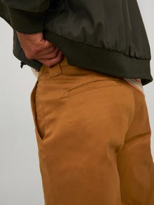 Jack & Jones Loose Fit Plátěné kalhoty Chino -Rubber - 12205346