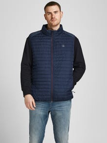 Jack & Jones Plius Dygsniuota liemenė -Navy Blazer - 12205347