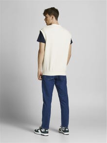 Jack & Jones Nyomott mintás Mellény -Whisper White - 12205493