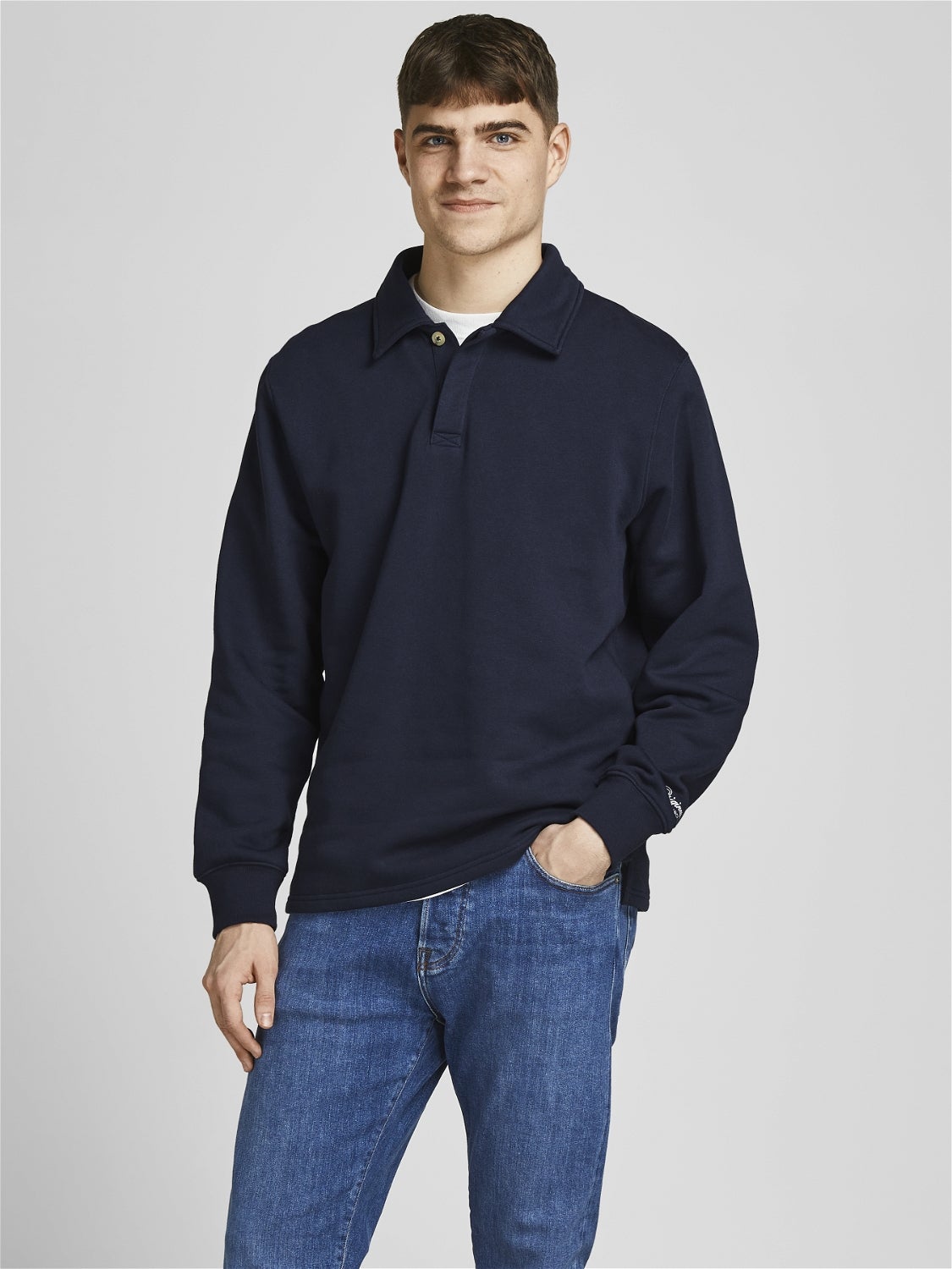 Jack jones hotsell long sleeve polo