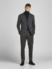 Jack & Jones JPRCLEAN Slim Fit Tailored Trousers -Grey Melange - 12205667
