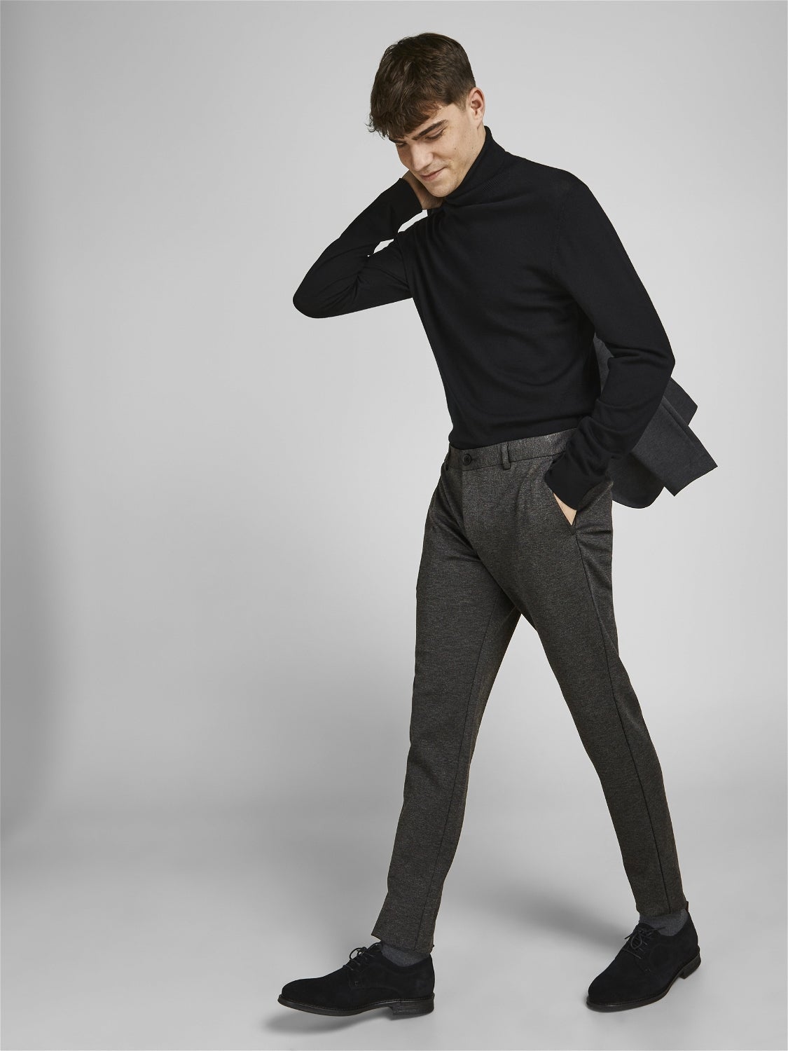 Jack & Jones JPRCLEAN Slim Fit Tailored Trousers - 12205667