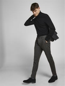 Jack & Jones JPRCLEAN Slim Fit Tailored Trousers -Grey Melange - 12205667
