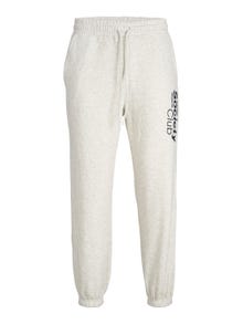 Jack & Jones Pantalones de chándal Relaxed Fit -White Melange - 12205848