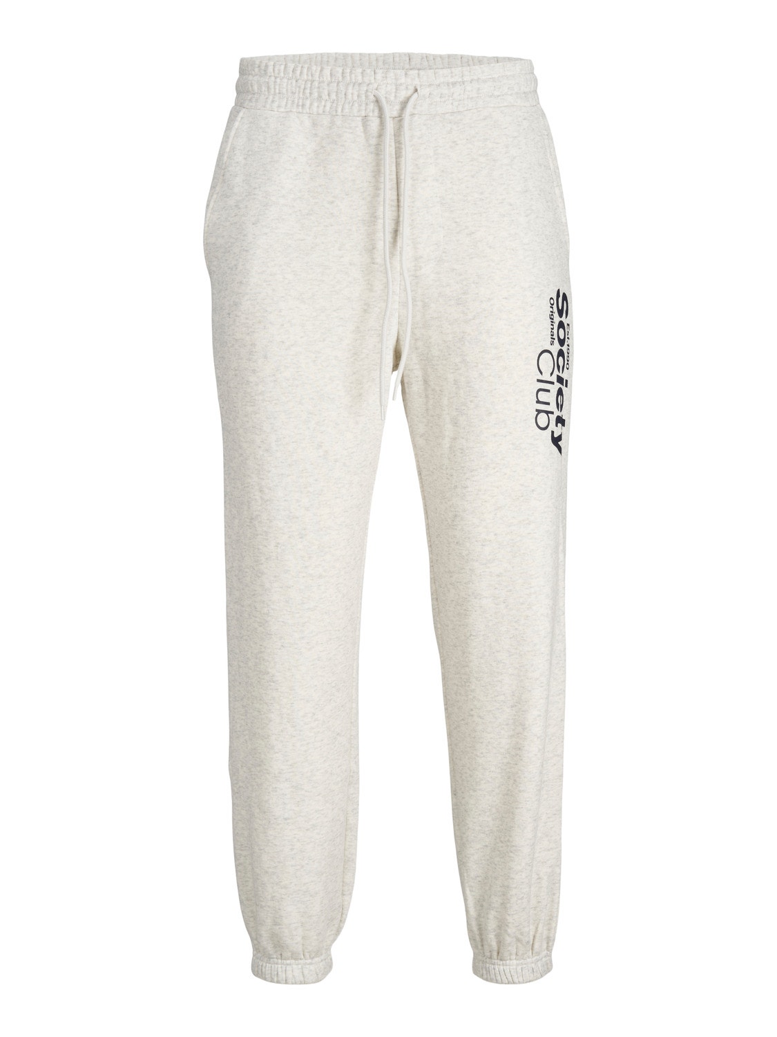 Jack & Jones Relaxed Fit Joggers -White Melange - 12205848