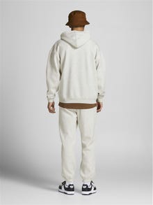 Jack & Jones Παντελόνι Relaxed Fit Φόρμα -White Melange - 12205848