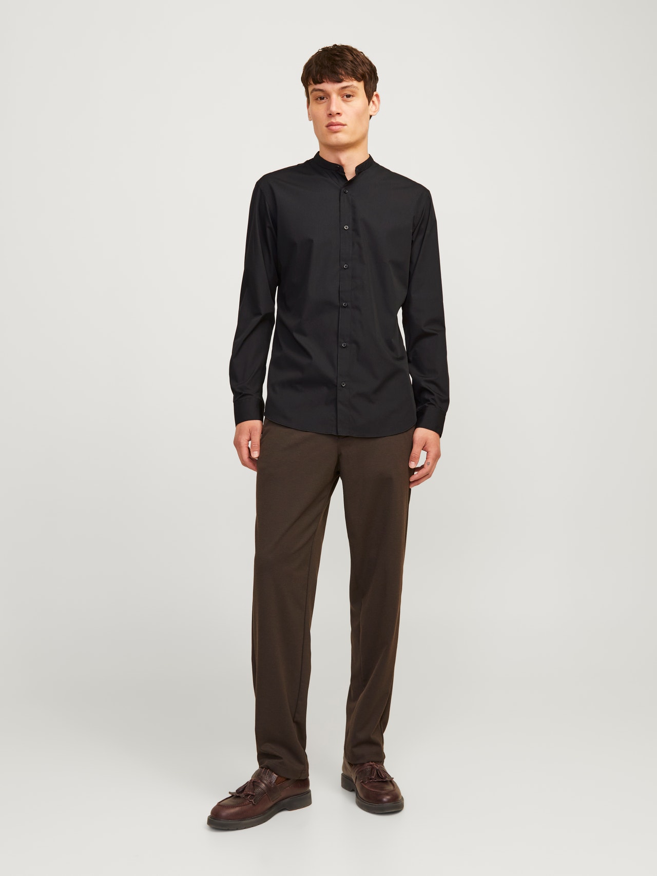 Jack & Jones Slim Fit Avslappnad skjorta -Black - 12205921