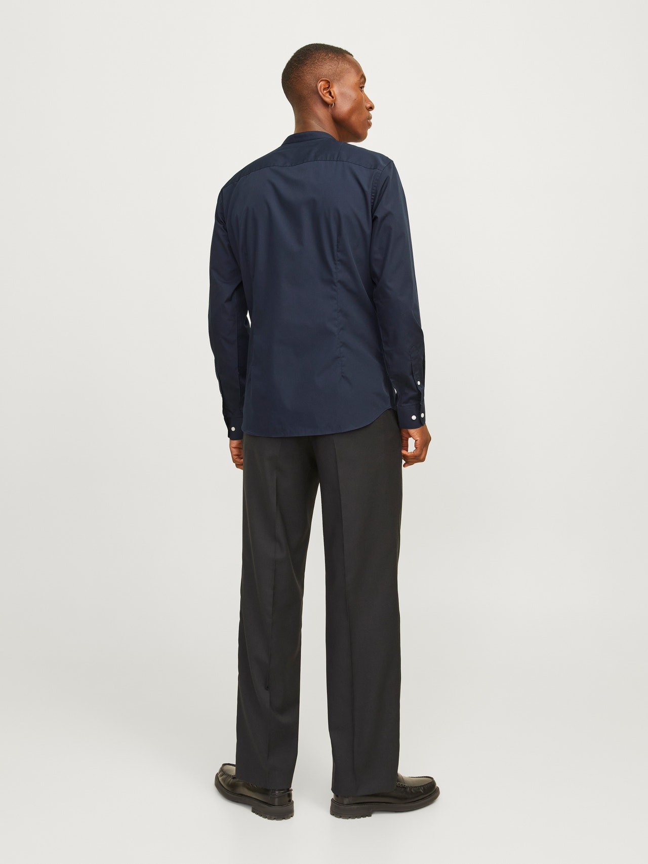 Jack & Jones Slim Fit Uformell skjorte -Navy Blazer - 12205921