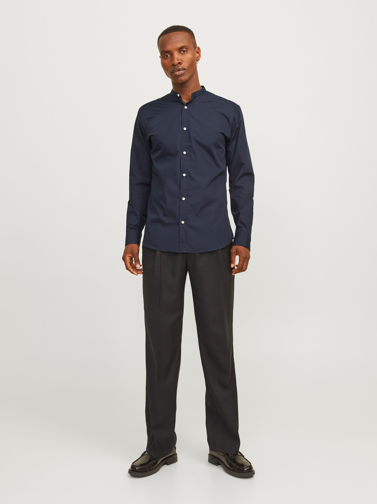 Jack & Jones Slim Fit Neformalus marškiniai -Navy Blazer - 12205921