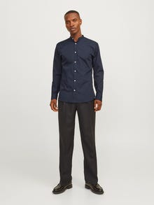Jack & Jones Slim Fit Uformell skjorte -Navy Blazer - 12205921