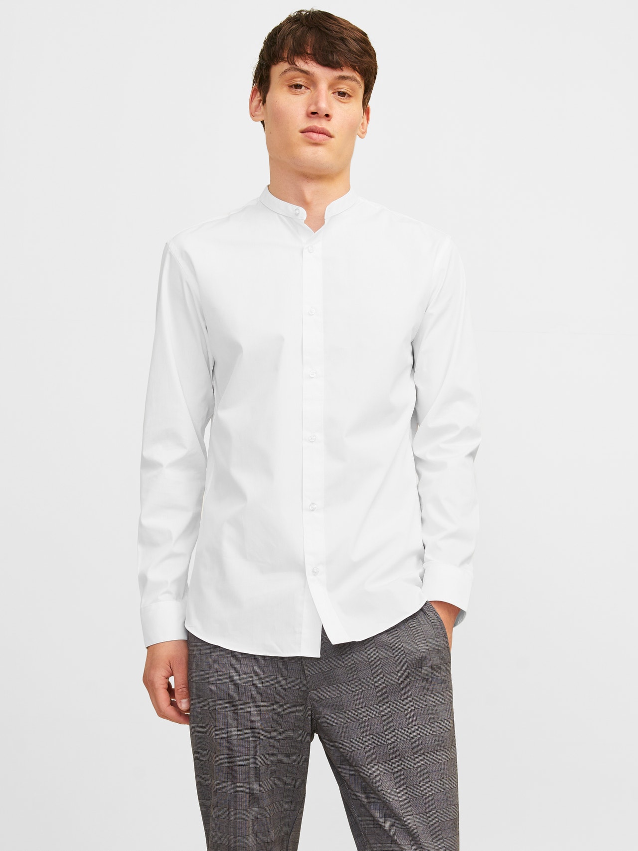 Jack & Jones Slim Fit Volnočasová košile -White - 12205921