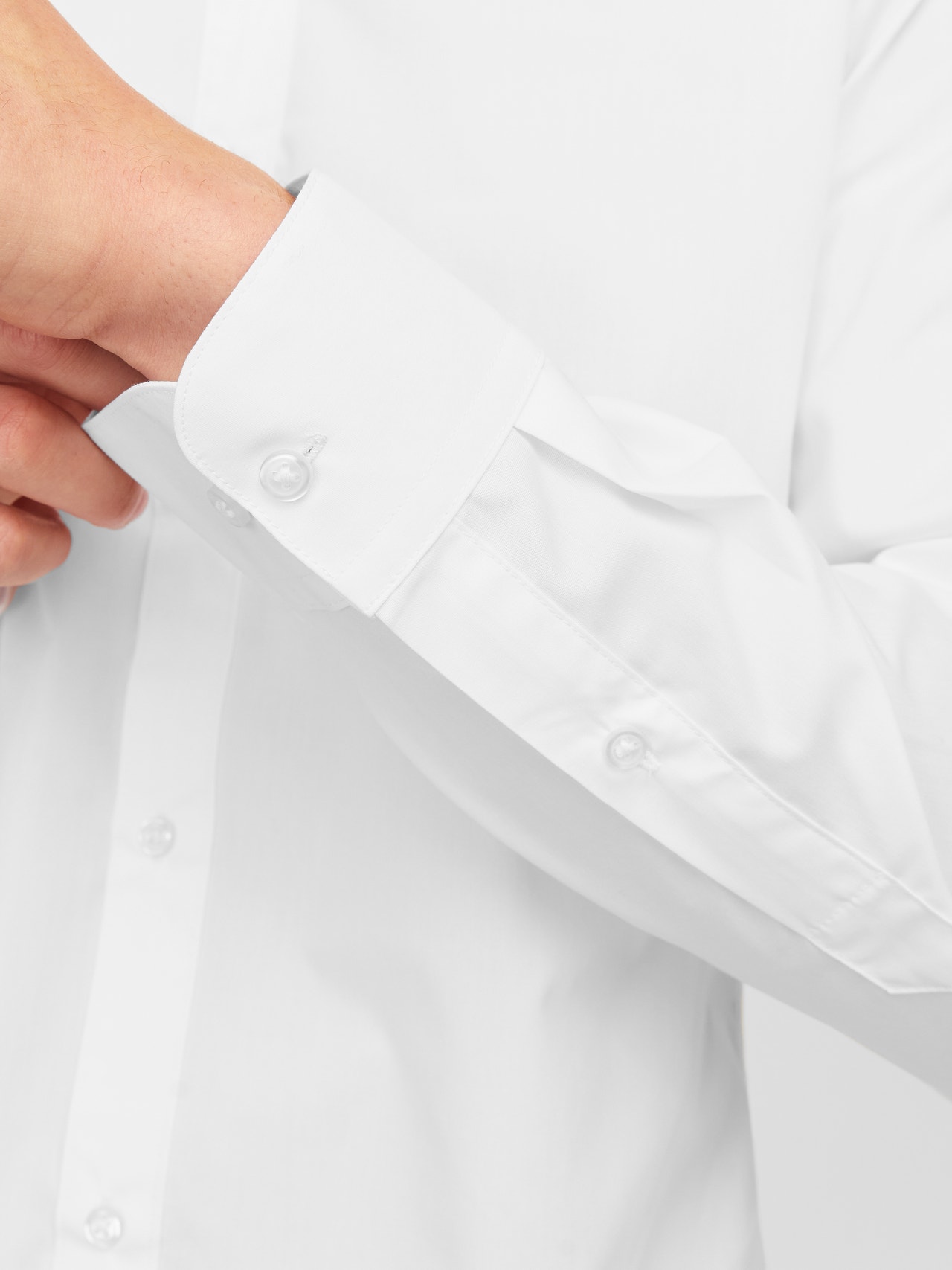 Jack & Jones Slim Fit Volnočasová košile -White - 12205921