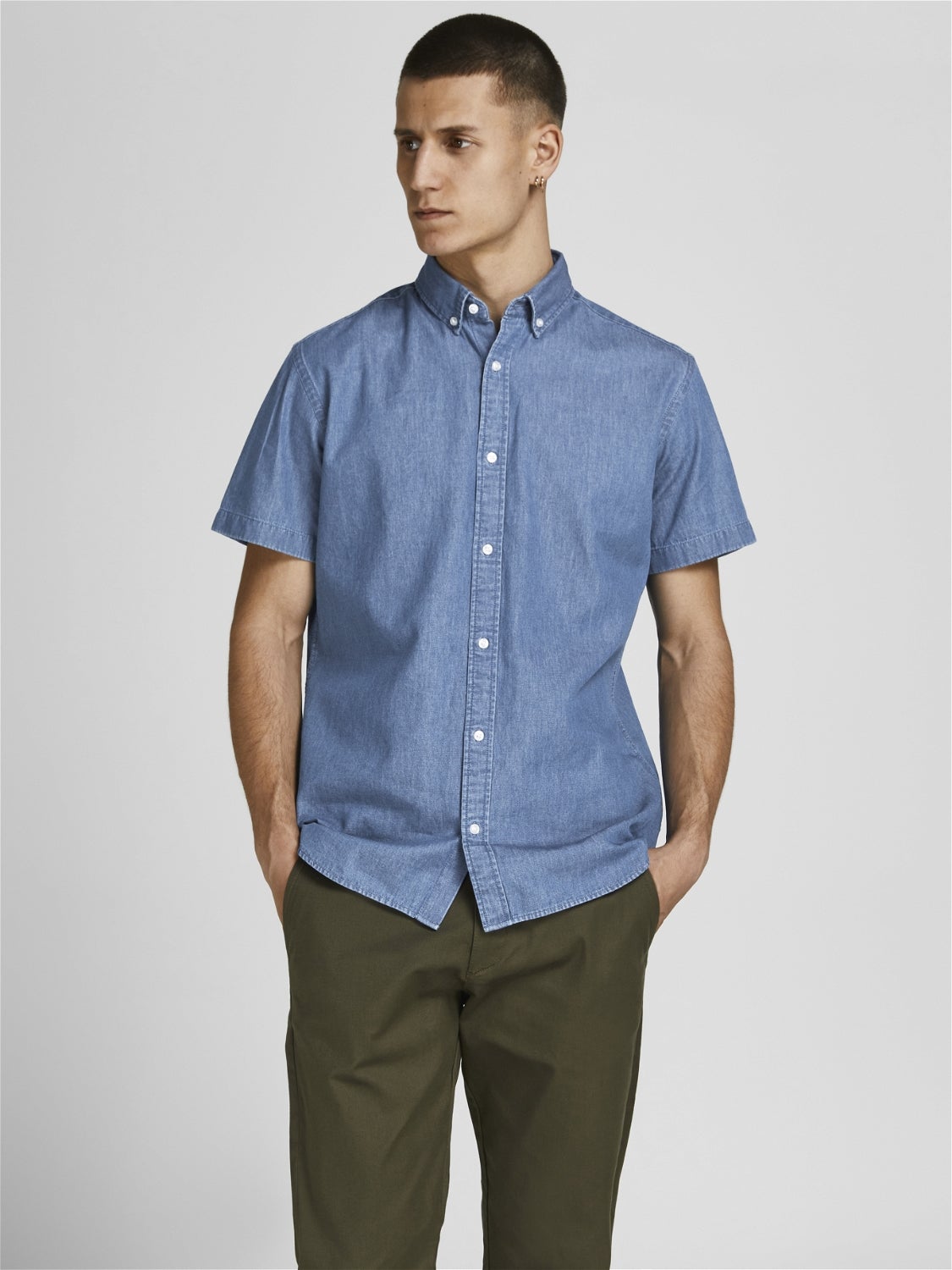 Jack & Jones Hemd Blau S HERREN Hemden & T-Shirts Print Rabatt 58 % 