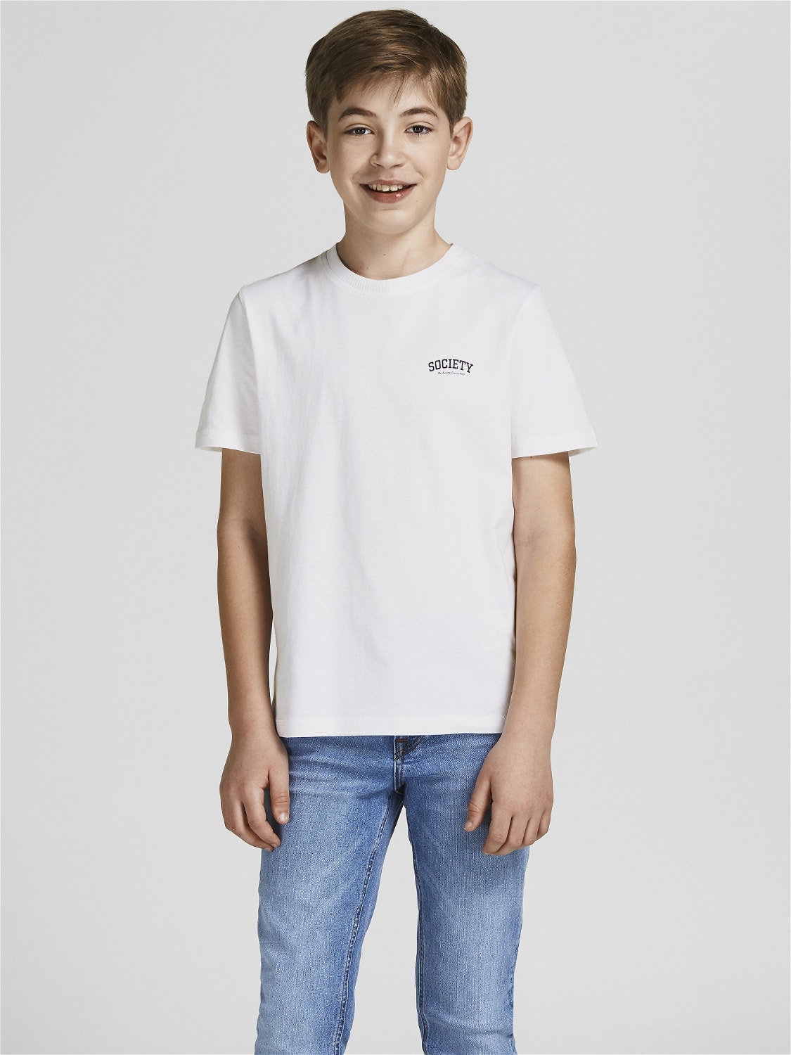 Jack & Jones Gedruckt T-shirt Für jungs -Bright White - 12206183