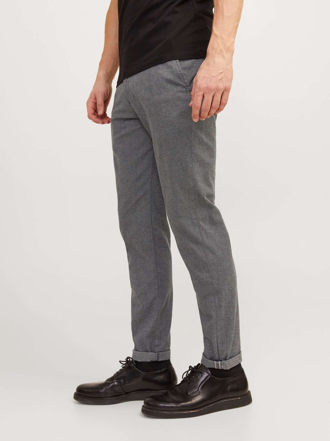 Jack & Jones Slim Fit Plátěné kalhoty Chino -Drizzle - 12206198