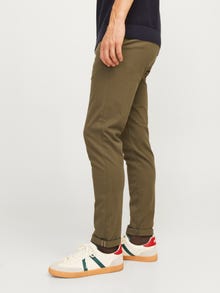 Jack & Jones Priglundantis kirpimas Chino kelnės -Olive Night - 12206198