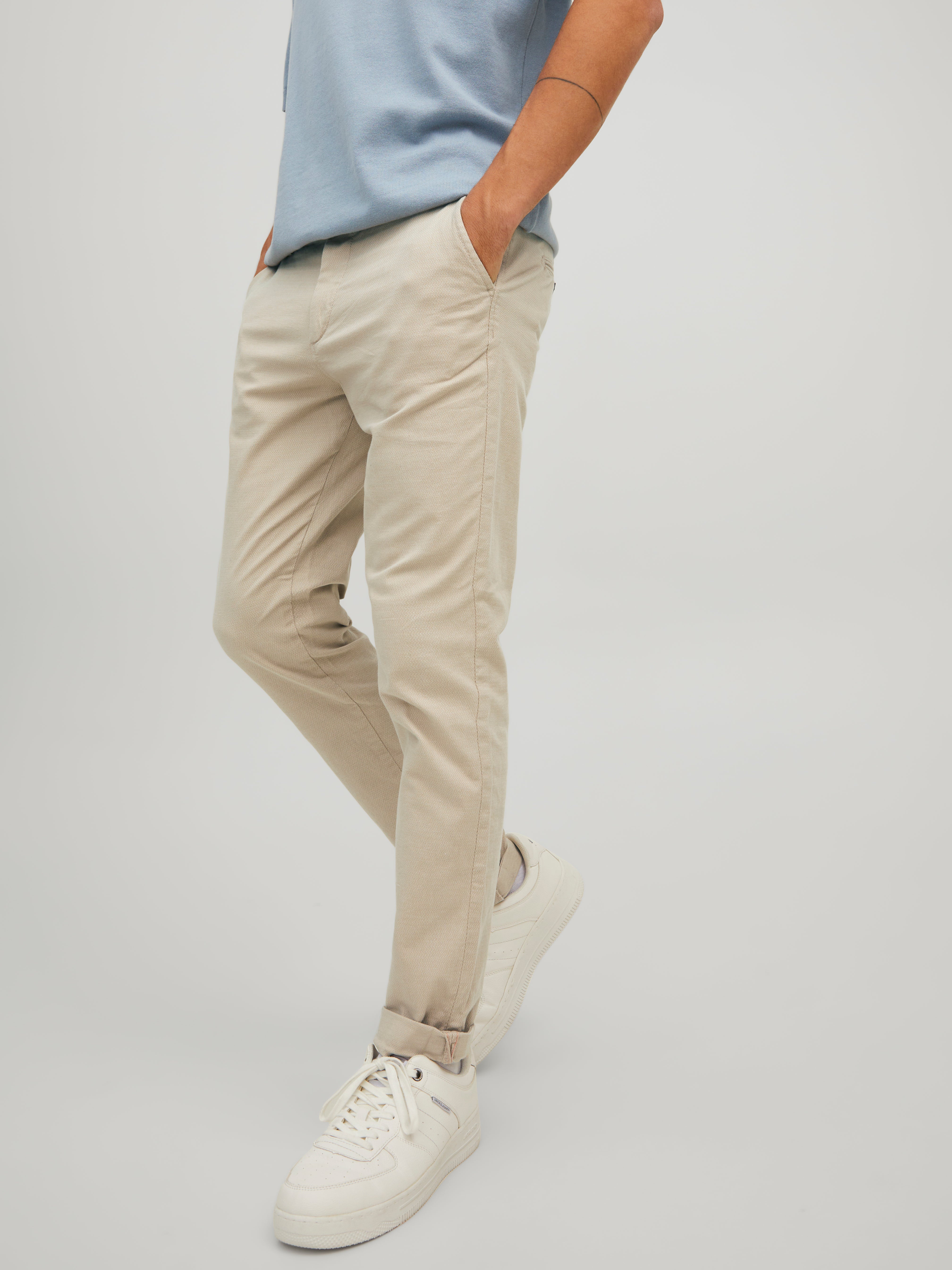 discount 56% Gray Jack & Jones Chino trouser MEN FASHION Trousers Elegant 