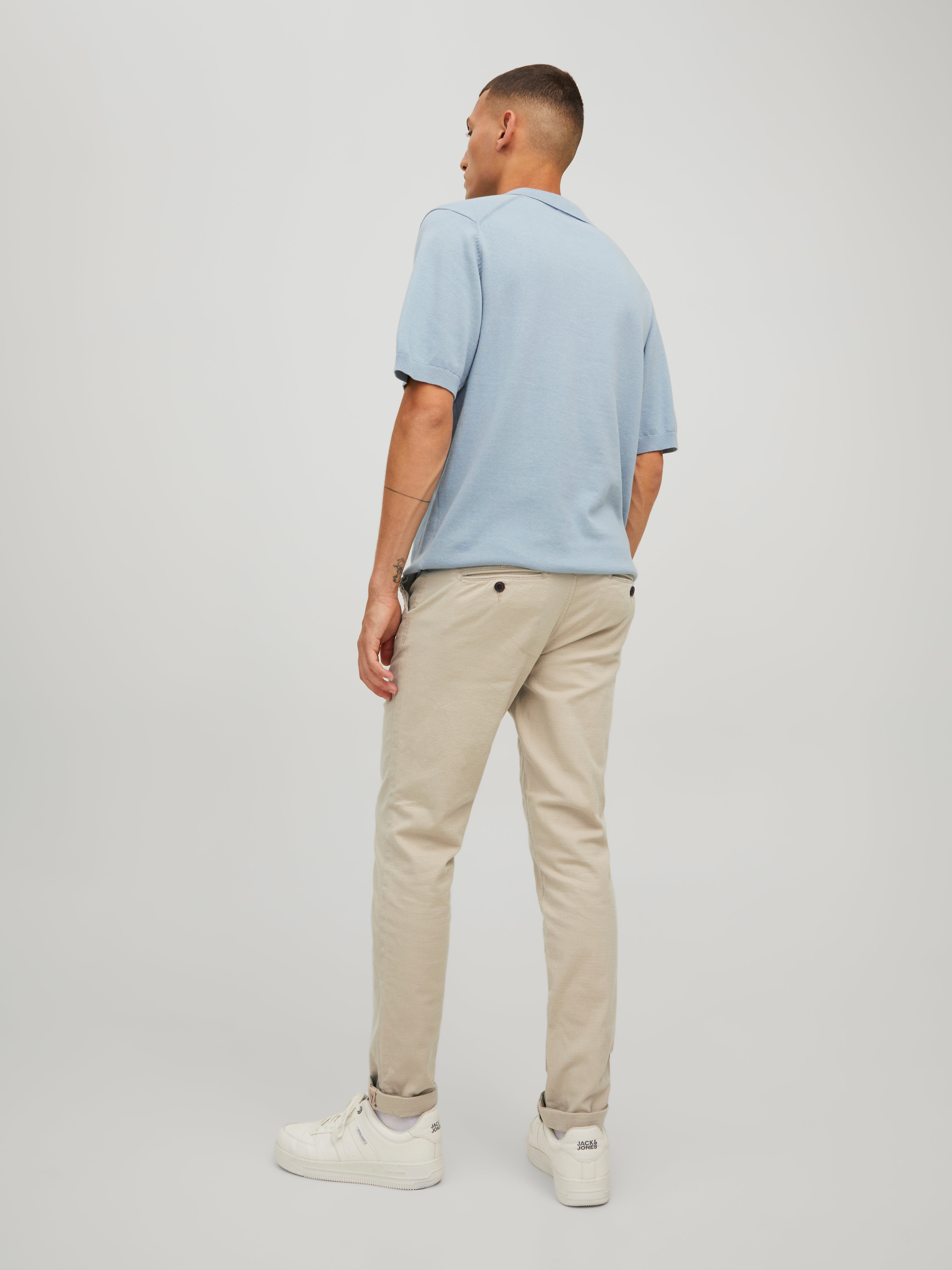 Jack & Jones Slim Fit Plátěné kalhoty Chino -Dune - 12206198