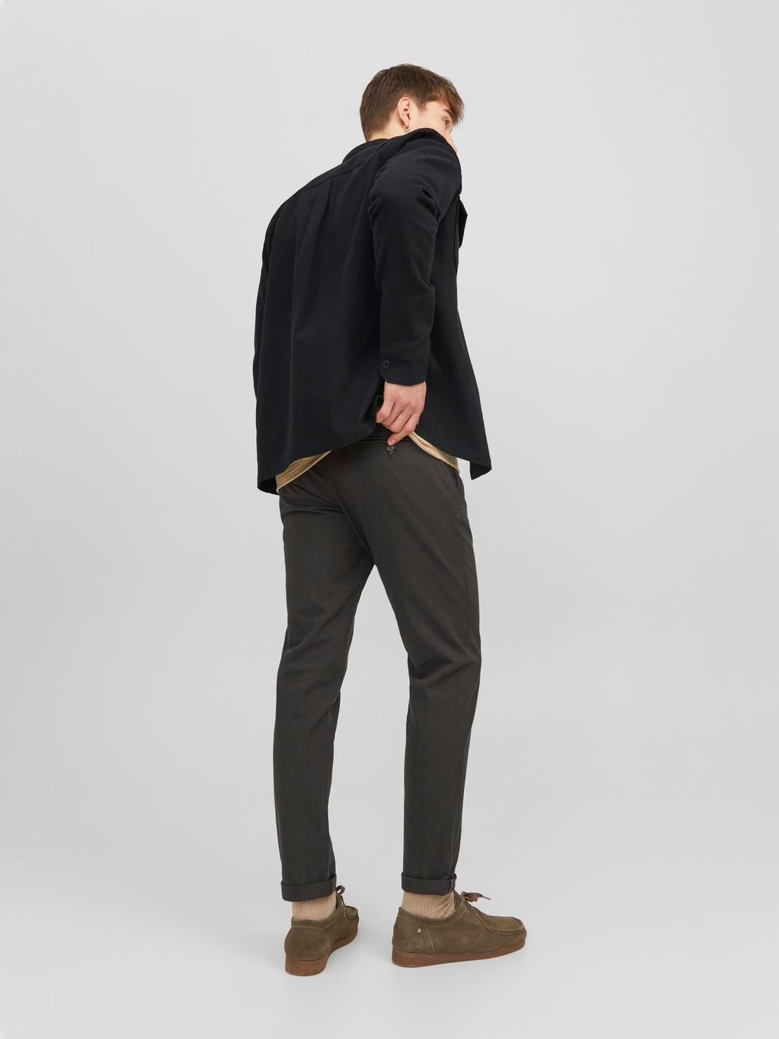 Jack & Jones Slim Fit Chino kelnės -Mulch - 12206198