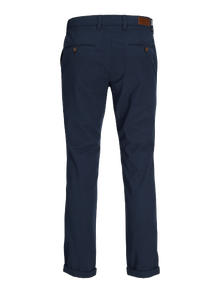 Jack & Jones Priglundantis kirpimas Chino kelnės -Navy Blazer - 12206198