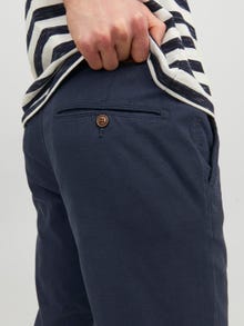 Jack & Jones Slim Fit Puuvillased püksid -Navy Blazer - 12206198