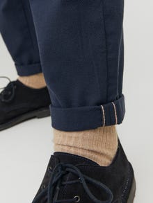 Jack & Jones Priglundantis kirpimas Chino kelnės -Navy Blazer - 12206198