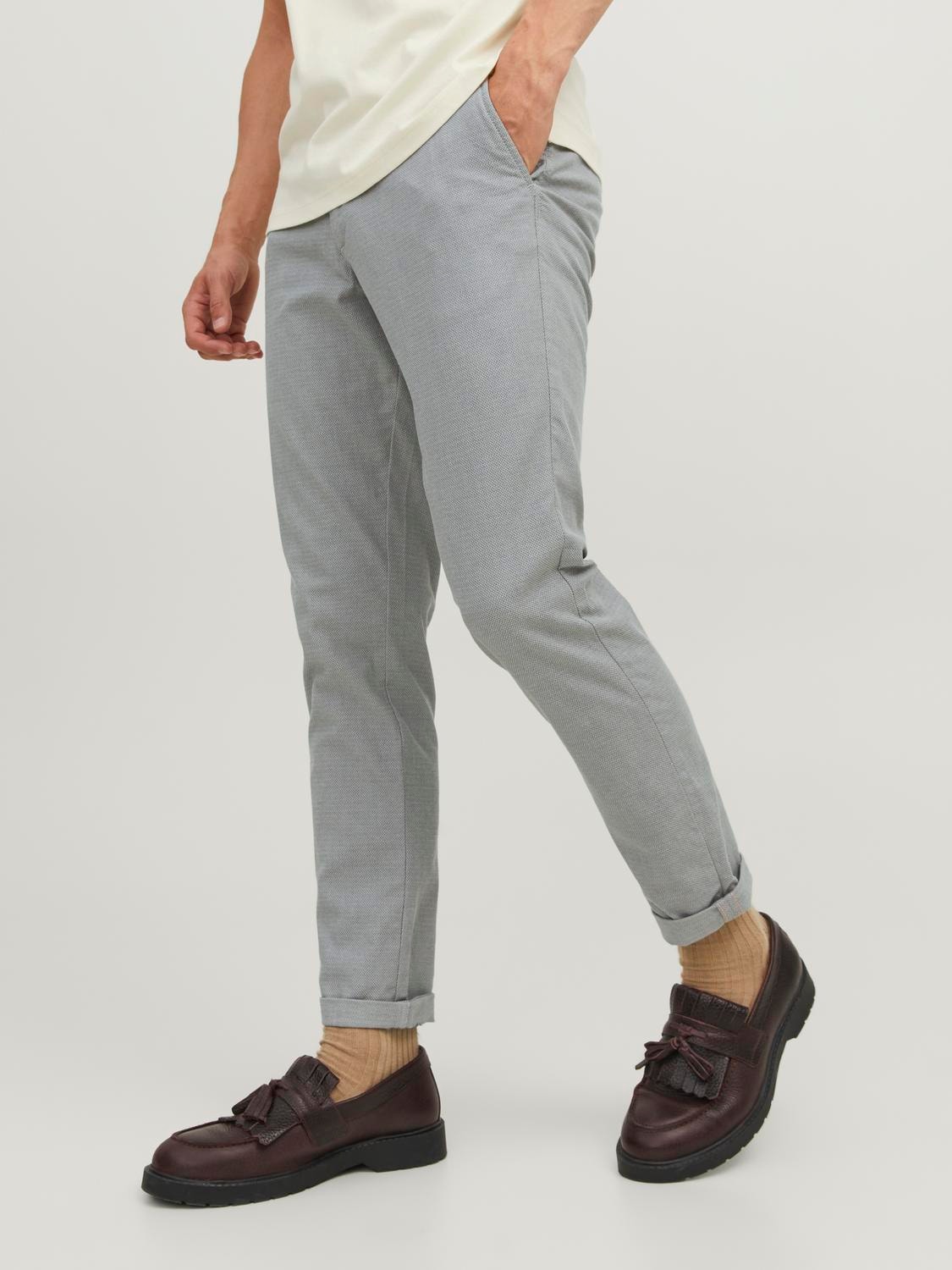 Jack & Jones Pantalones chinos Slim Fit -Slate Gray - 12206198