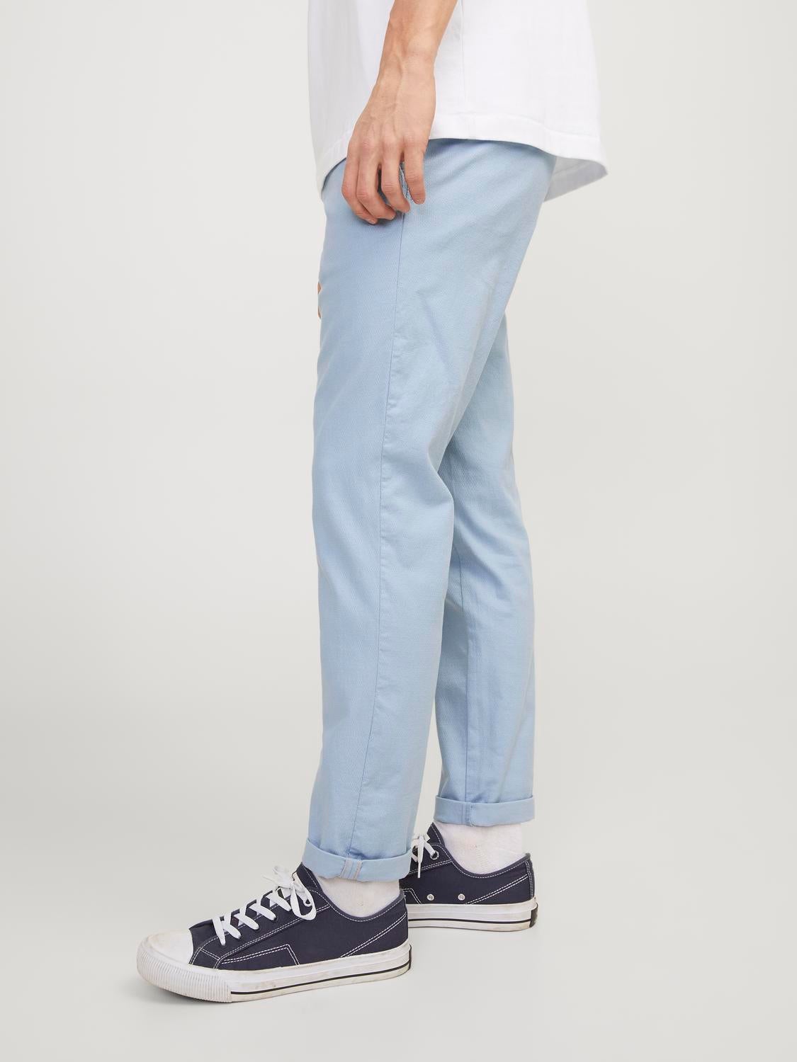 Athletic Fit Chino Pants in Navy - TAILORED ATHLETE - USA