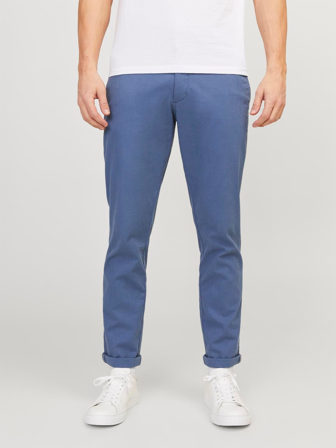 Suit trousers Super skinny fit - Light blue - Men | H&M IN