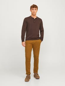 Jack & Jones Priglundantis kirpimas Chino kelnės -Monks Robe - 12206198
