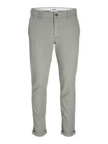 Jack & Jones Priglundantis kirpimas Chino kelnės -Iceberg Green - 12206198