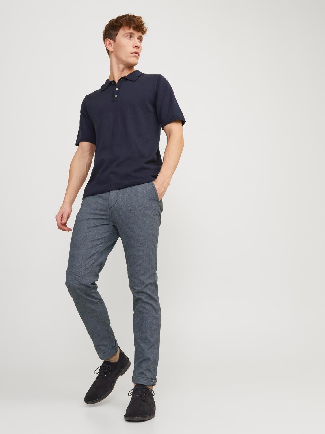 Slim Fit Chino trousers | Light Blue | Jack & Jones®