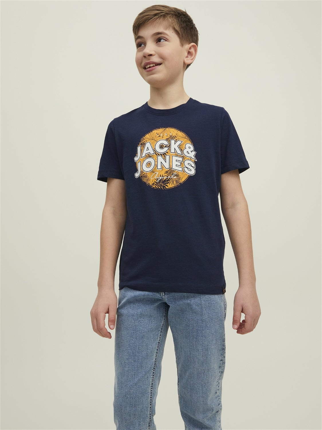 MODA BAMBINI Camicie & T-shirt Glitter Jack & Jones T-shirt sconto 50% Blu 140 