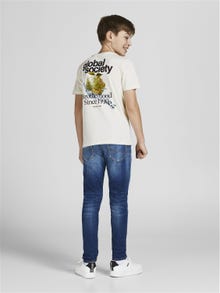 Jack & Jones Bedrukt T-shirt Voor jongens -Whisper White - 12206448