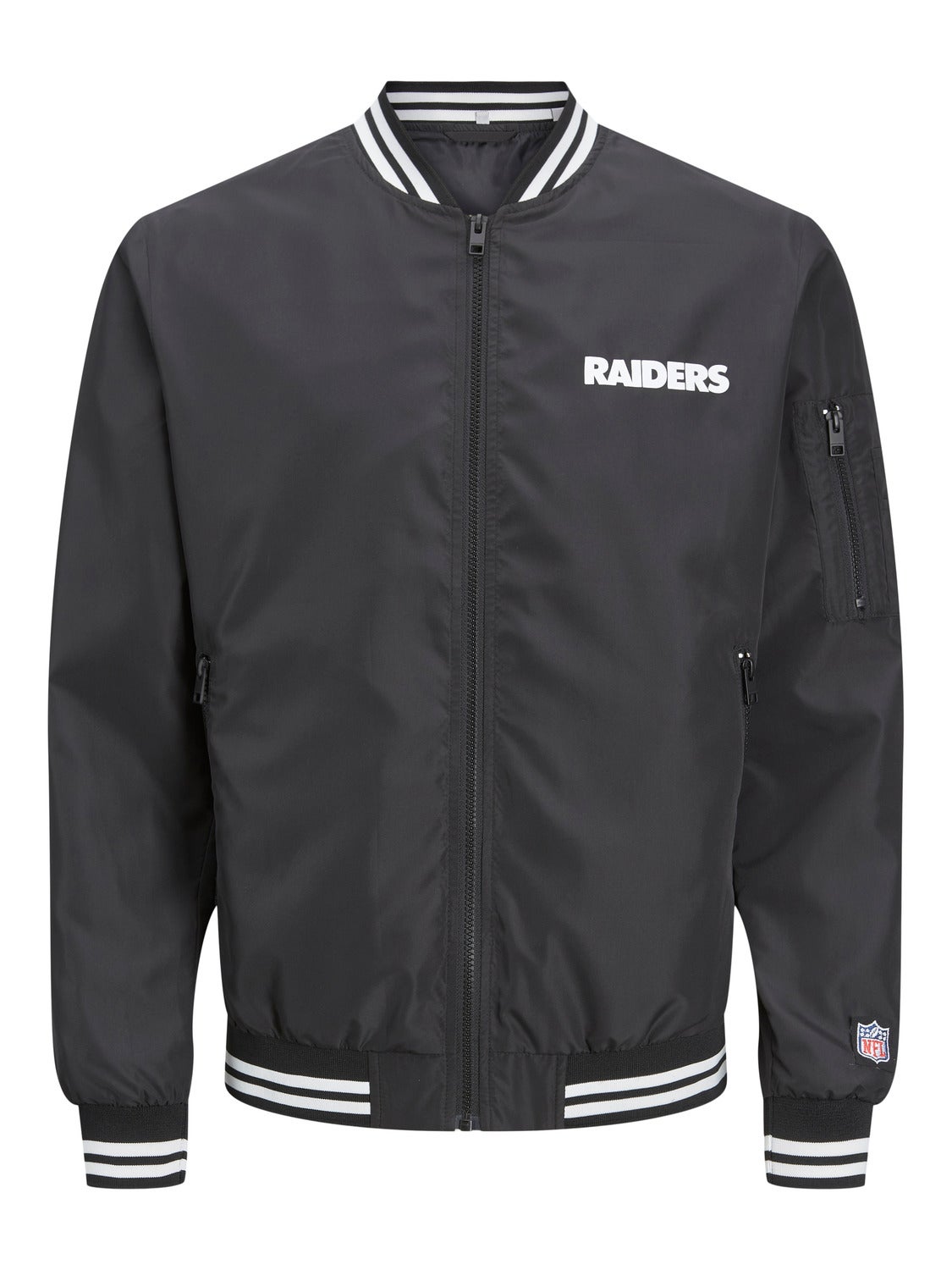 Back print bomber jacket with 50 