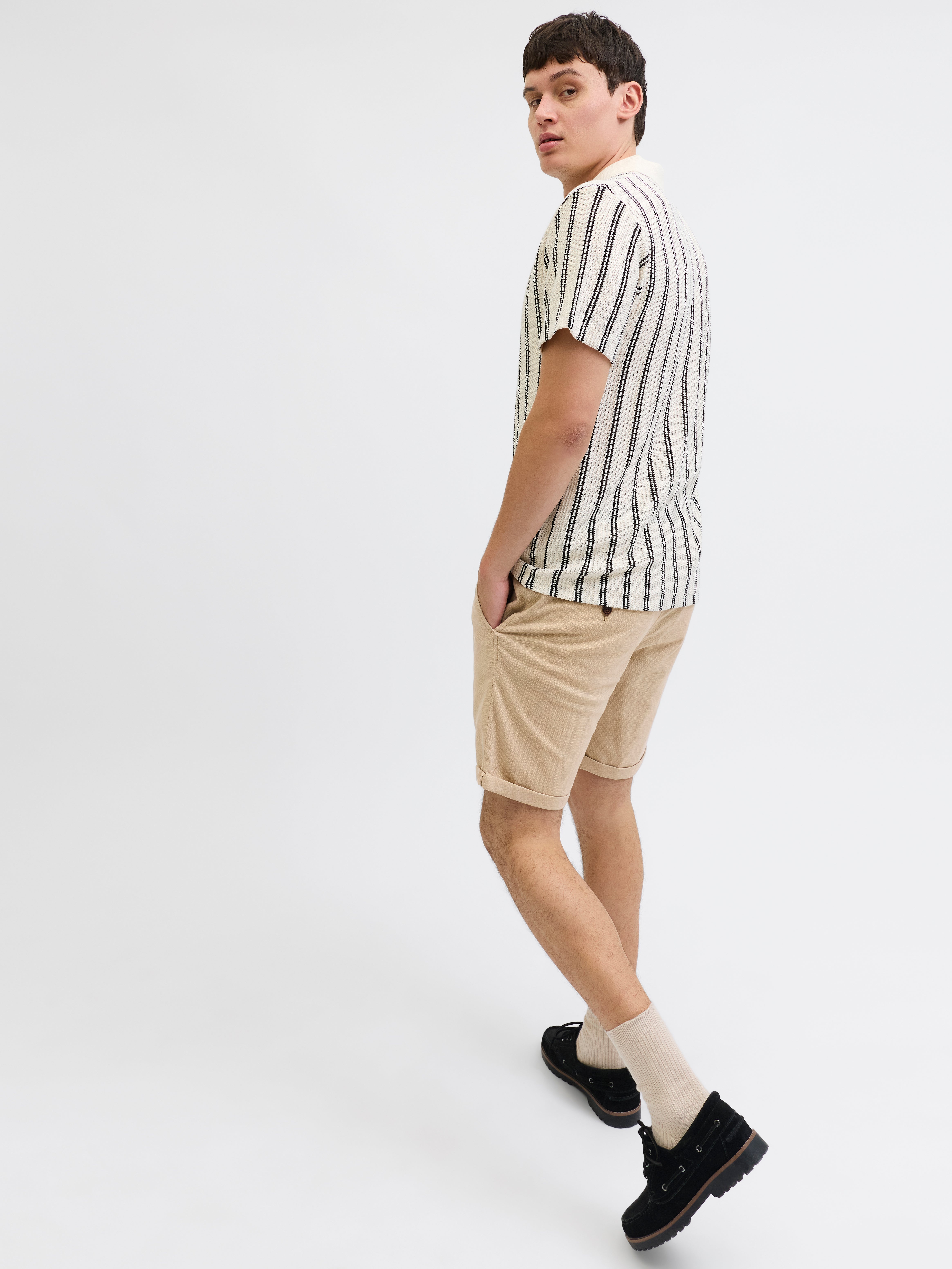Jack & Jones Regular Fit Krótkie chinosy -Dune - 12206889